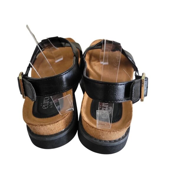 Eurosoft by Sofft Women's Slingback Lani Sandals Black US Size 8M - Picture 6 of 10